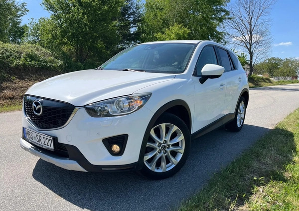 Mazda CX-5 cena 39999 przebieg: 155000, rok produkcji 2014 z Biała małe 742